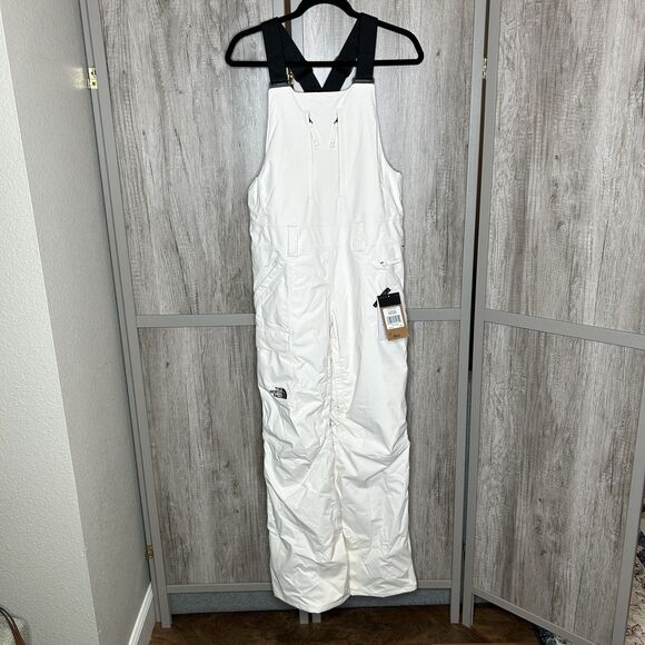 The North Face Freedom Bibs Medium White Dune Waterproof Size M NWT - Picture 4 of 15